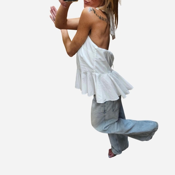 Free People Ruffle Top - Picture 1 of 8